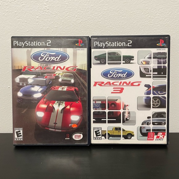 Ford Racing 2 & 3 PS2 PlayStation 2 Bundle Video Games CIB w/ Manual Retro 2K - Picture 1 of 5